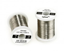 Brush Stainless Steel Wire, 0.07 mm, 100 m